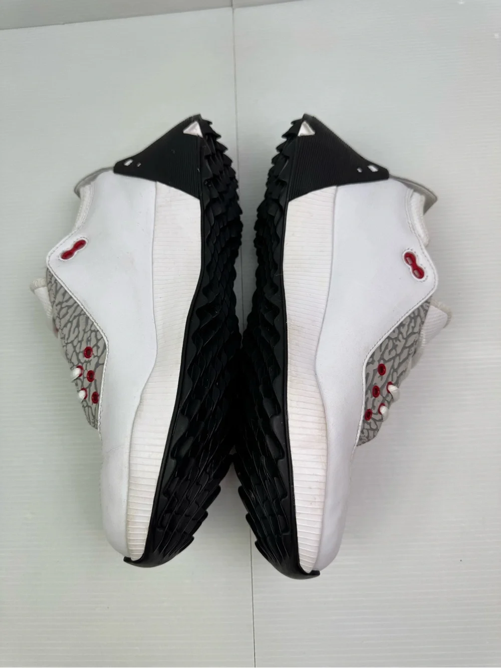 NIKE Jordan ADG 2 Golf Shoe ELEPHANT PRINT WHITE/BLACK Men’s 9.5 CT7812-100 READ
